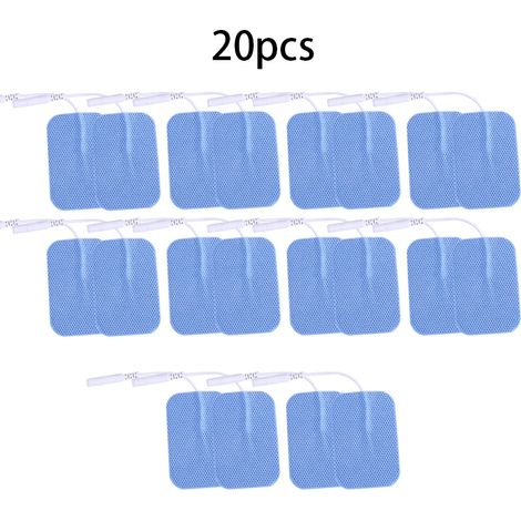 Électrodes de contact réutilisables de 2 mm pour électrostimulation TENS (électrodes à impulsions), appareil de massage numérique, stimulateur nerveux 04934-AquaForge