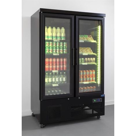 Armoire Réfrigérée Vitrée Positive 2 Portes Série G 744L - Polar (1/5)