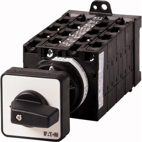 Inverseur Contacts: 16 32A 1-2 90° à accrochage encastré fixation arrière 000083195 EATON T3-8-8372/Z