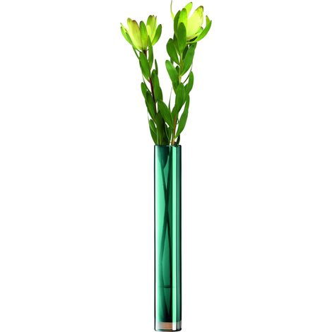 Vase H48cm Bleu Canard/Lustré (1/5)