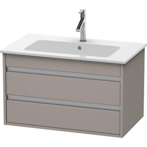 Duravit Ketho Vanity mobile pensile sospeso 6429, 2 cassetti, 800mm, Colore (anteriore/corpo): Terra Opaco - KT642901414
