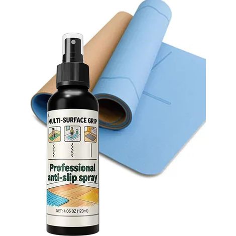 Spray Nettoyant Pour Tapis De Yoga 120ml Naturel Anti-Dérapant et Nettoyant Anti-Dérapant Pour Équipement De Gym Pour Femmes Hommes Débutants Fitness Pilates Lutte Équipement De (1/5)