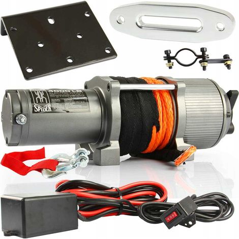 Cabrestante Spider de 4000 lb, alimentado por batería /Sintético/ M80800 (1/5)