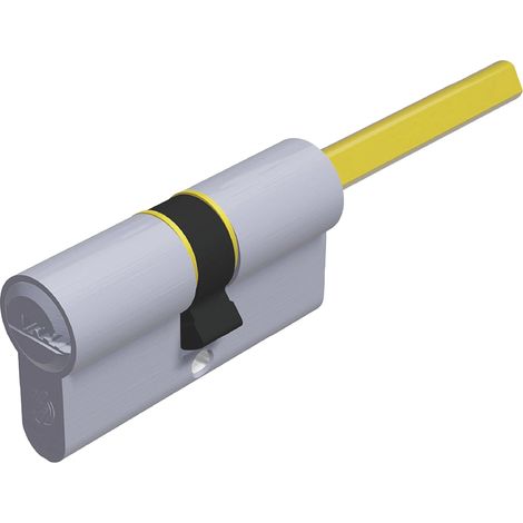 Securemme CILINDRO CROMO SATINATO K2 CON CODOLO 5 chiavi mm. 70 (30+40)
