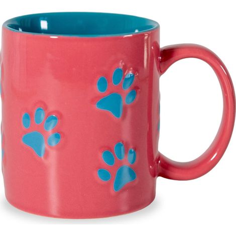 WD LifeStyle Tazza in Stoneware Decoro Zampa Blu