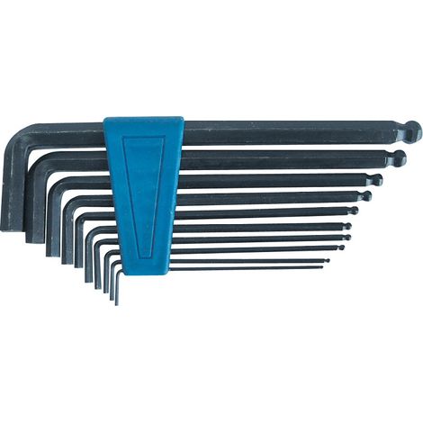 Set di 7 chiavi a brugola con testa sferica da 2,5 a 10 mm