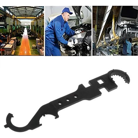 Clé mixte multifonction tout acier de 31,2 cm (12,3 pouces) - Acier AR15-M4 de haute qualité, outil spécialisé pour le démontage et le montage - Clé multifonction double face crantée à clip pour les r (1/3)