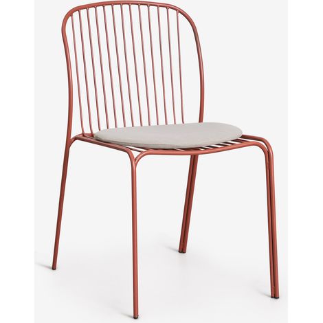 SKLUM Gartenstuhl aus Stahl Anerina Terracotta (1/5)