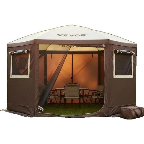 Carpa tipo cenador, diseño desplegable, ventanas de malla, MULTI (1/2)