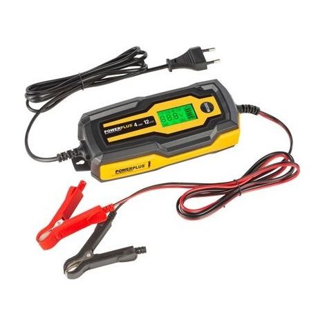 Powerplus Chargeur de Voiture Intelligent POWX4201 - Chargeur Batterie 12V - 3 à 60Ah - Mode Hiver - pour Batteries Sèches & Humides (1/5)