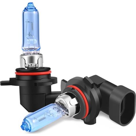 Ampoule halogène HIR2 9012, lumière blanche pour phares, kit de remplacement d'ampoule de voiture 12V 55W (2 pièces) (1/4)