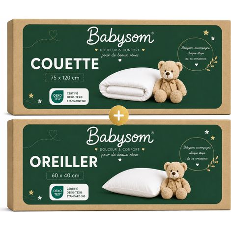 Babysom - Lot couette et oreiller - Enfant / Bébé (1/5)