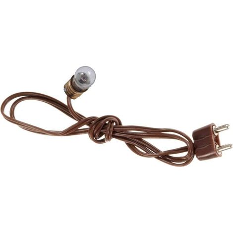 LUCE BIANCA E5.5 BERTONI PER PRESEPE MODELLISMO CON FILO E SPINA 3.5V