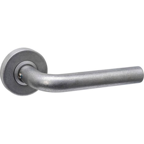 Quincaillerie de porte dérobée Luzern rond en acier inoxydable roulé - 0034.405711 (1/2)