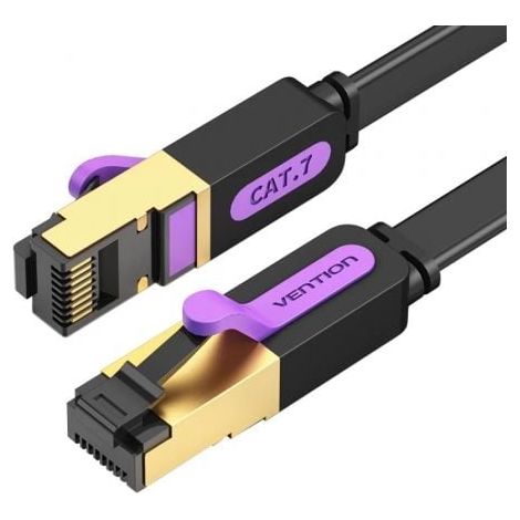 Cable de Red RJ45 SFTP Vention ICDBG Cat7/ 1.5m/ Negro