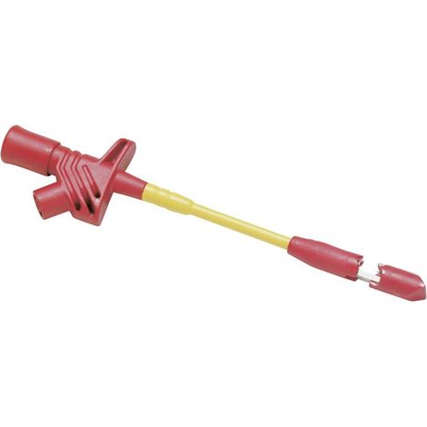 Fluke Pinza cocodrilo de seguridad roja para electricidad