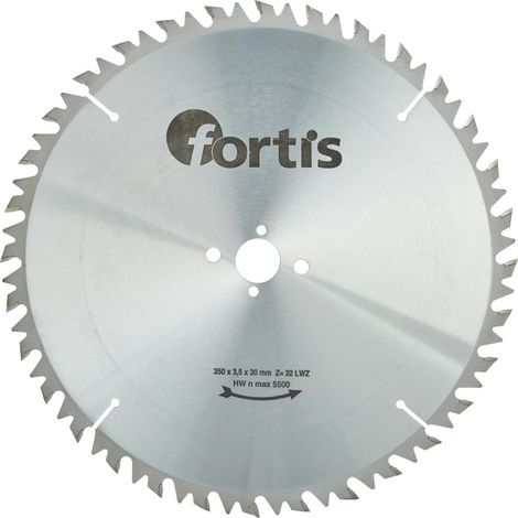 Fortis HW-Kreissägeblatt 350 x 3,5 x 30 mm Z32LWZ
