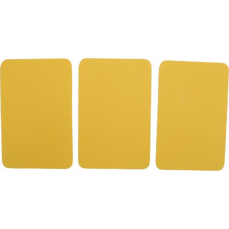 3 Pièces Patchs de Réparation pour Bateau Gonflable, Canoë et Kayak - Jaune, Imperméables en PVC (1/5)