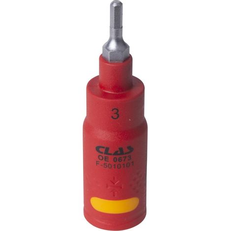 Douille isolée 1/4" h3 - OE 0673 - CLAS Equipements