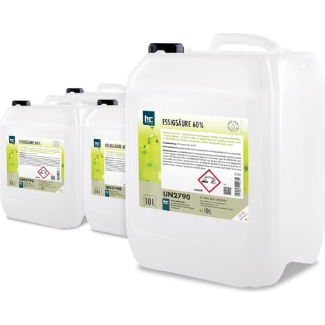 4x 10 L Essigsäure 60%