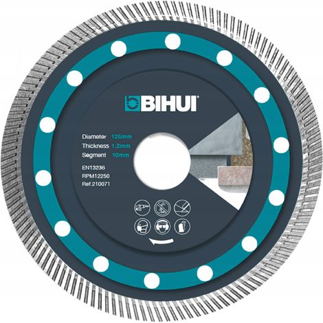 BIHUI LAME DIAMANT POUR CÉRAMIQUE 125MM - DCBN5