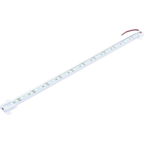 Barre lumineuse LED rigide aluminium 50CM 36 LEDs SMD 5630 blanc jour (1/5)