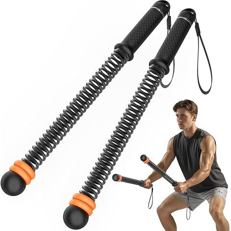 Corde De Combat Sans Cordon - 2 Pièces - Poignées Réglables En Poids - Pour Entraînement Corps Entier À Domicile - HIIT Et Cardio Bas Impact (1/3)