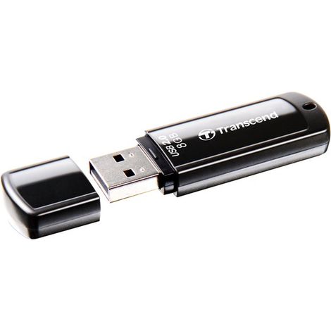 Transcend JetFlash elite JetFlash 350 lecteur USB flash 8 Go USB Type-A 2.0 Noir (1/2)