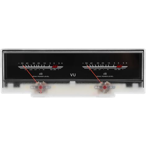Doppelzeiger-Audiopegelanzeige mit LED-Hintergrundbeleuchtung – dB-VU-Meter für Mischpulte (1/5)