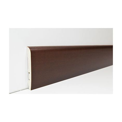 BATTISCOPA LISCIO PIRCHER - ABETE NOCE SCURO MM 10X70 H.MM 2250- 10 pezzi