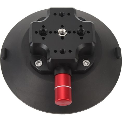 Support de caméra à ventouse pour voiture, filetage 1/4 po et 3/8 po, fixation rapide par ventouse pour pare-brise ou vitre, 14,5 cm (5,7 po) (1/5)