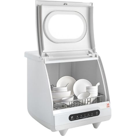 800W Mini lave - vaisselle 5L lave - vaisselle de bureau autonome 5 modes (1/5)