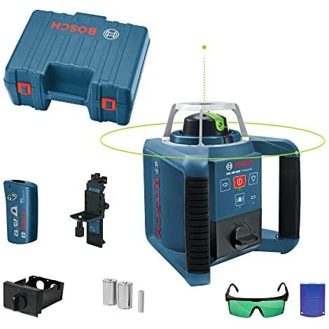 Bosch Láser Rotatorio GRL 300 HVG incl. WM 4 + RC1 en maletín - 0601061700