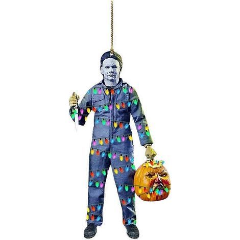 Décoration Halloween Personnage Film Horreur Pendentif Rétroviseur Voiture Plat Accessoire Fête Party Fournitures Festives (1/5)
