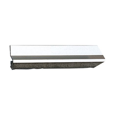 Yale Junta de estanqueidad de aluminio plateado para puertas (1/2)
