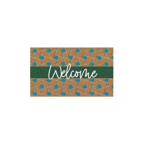 ZERBINO COCCO WELCOME GREEN SPESSORE MM.15 cm.40x70 XTRA