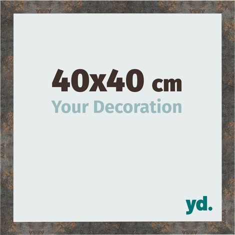 yd. - Cadre photo 40x40 - Metal Oxyde - MDF - Bologna