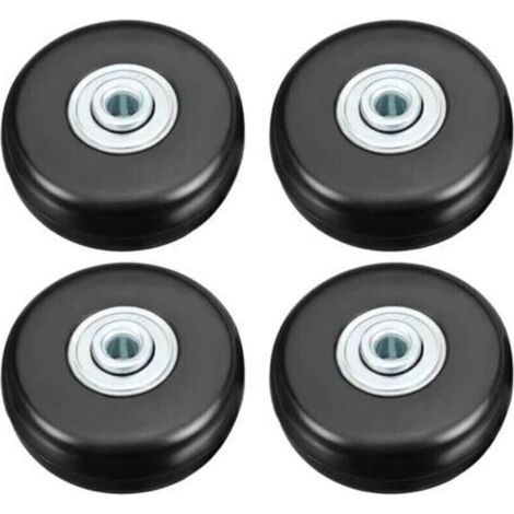 Roulettes de Remplacement pour Valise – 4 Pièces, Roues Pivotantes Silencieuses en Caoutchouc, Diamètre 50 mm, Charge Lourde – TRIMEC (1/5)