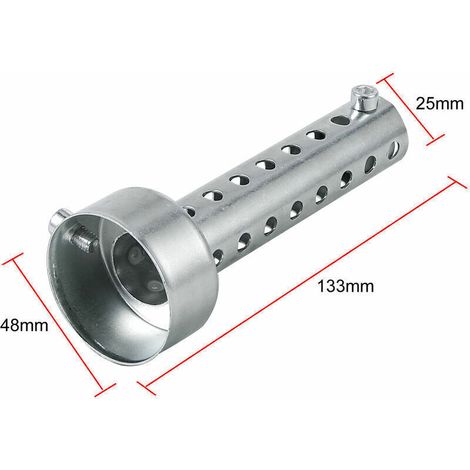 Insert chicane DB killer silencieux pour échappement moto – 2 pièces – Compatible 34-60mm – Installation facile – Réduction bruit efficace