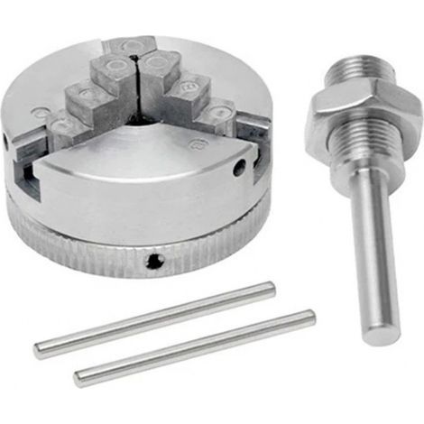 Mandrin Tourà Bois - Mini Toura Bois Mandrin, M12 1 Mandrin en Alliage de Zinc 3 Mors Mandrin Manuel Perceuse éLectrique Bielle Outil éLectrique, pour Travail Bois Métal Machines Outils (1/5)