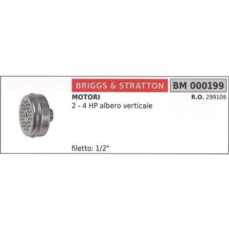 B&S Mähwerk Schalldämpfer Mäher 2 - 4 PS vertikale Welle 000199