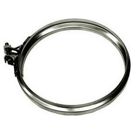 FASCETTA STRINGITUBO ACCIAIO INOX PER TUBO CANNA FUMARIA 80 mm
