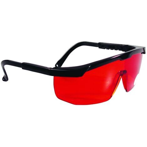 Lunettes de protection laser rouge GL1 – Verres résistants – Norme EPI – Pour meilleure visibilité des lignes lase (1/5)