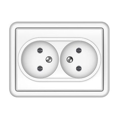 Harry Potter Socket 2-NE ST150 RP16-020 Blanco diseño moderno