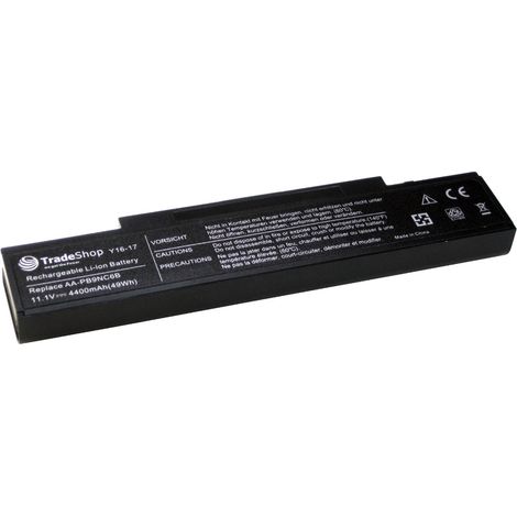 Trade-Shop Akku 4400mAh schwarz ersetzt AA-PB9NC6B AA-PB9NS6B9 AA-PB9NS6B AA-PB9NC6W AA-PB9NC5B AA-PB9NC6W/E AA-PB9NS6W AA-PL9NC2B AA-PL9NC6B AA-PL9NC6W AA-PB-9-NC-6-B AA-PB-9-NS-6-B-9