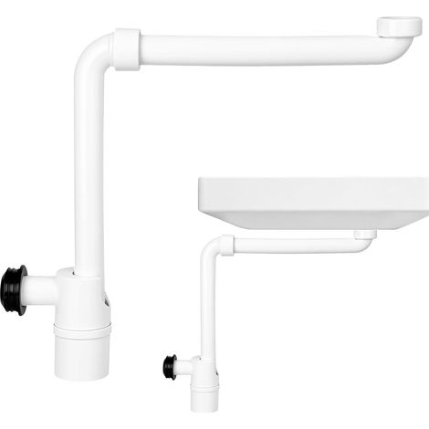 Siphon peu encombrant pour lavabo de 1 1/4" (1/5)
