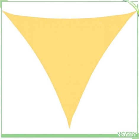 Voile d'ombrage triangulaire - FAFEICY - 42285 - 3,6x3,6x3,6 m - 100% PEHD - Protection anti-UV 90% (1/5)