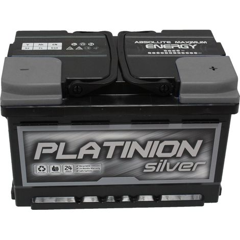 Batería de coche 74 ah  PLATINION Silver
