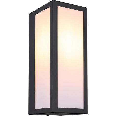 Globo - aplique de pared - Gundula - negro - metal - E27 - 31980O (1/4)