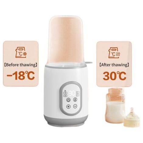 Chauffe-Biberon, Réchauffe les Aliments pour Bébé en Quelques Minutes, Facile à Utiliser, Contrôle Précis de la Température, Arrêt Automatique, pour tous les Biberons